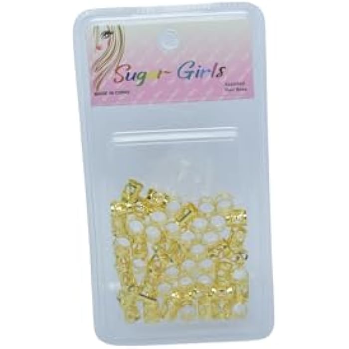 Women's Decorative Hair Beads Set - Gold - Image 3